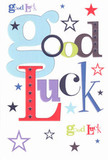 The cheerful promise of this good luck card springs from the heart of Raynes Park, where colourful words and whimsical stars join in celebration. Oversized pastel-blue letters intertwine with hues of deep red, moss green, and lush purple, blending into a lively mosaic of hope. Each character feels handpicked, reminiscent of crafting the perfect bouquet for a local celebration. Stars in navy, lemon-lime, and lavender leap across the smooth white context, echoing the dreams and possibilities that float beneath Raynes Park's open skies. The card's fresh surface, cool and inviting, brings to mind the tactile delight of quality stationery from a cherished High Street shop. It's the kind of card people here love to give: slipped into a friend's hand before life's big moments-a recital at the community centre, exams at Rutlish School, or even a neighbour's new venture. Embodying community faith and bright optimism, it's an affectionate talisman, ready to accompany members of Raynes Park wherever their hopes may take them.